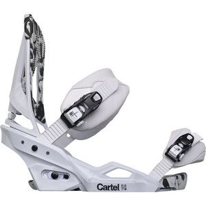   2011 12 Cartel Est Channel System Snowboard Bindings White M L