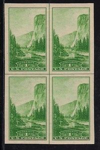 756 Center Line Block 1 Cent Parks Farley Issue