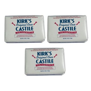 Bars Kirks Coco Castile Soap, No Animal Products