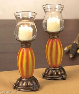   Holiday Harvest Decor Centerpiece and or Candleholders