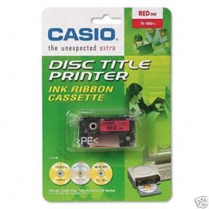 Pack Casio CW 50 CW 75 CW 100 Red CD Printer Ribbon