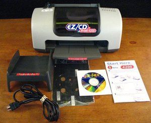 Good Used 2003 Easy EZ/CD 4200 CD Printer w Software & Cables Windows 
