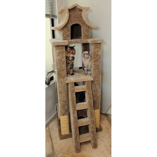 new cat condos designer cat pagoda model no 110059