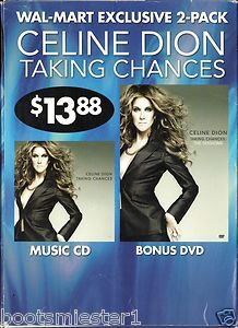 CELINE DION RARE BOX SET DVD CD  EXCLUSIVE TAKING CHANCES