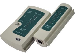   Network USB LAN Cable Tester Tool Kit RJ45 RJ11 RJ12 9 LED NEW #6744