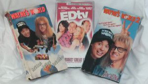 Movie Combo VHS Mike Myers and Dana Carvey EDTV