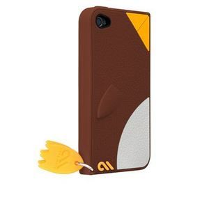 Case Mate Waddler Brown Case Cover For iPhone 4 / 4S Gift Silicone New 