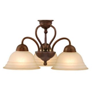 NEW 3 Light Ceiling Fan Lighting Kit OR Chandelier, Bronze, Cream 