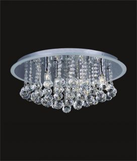 22 Ceiling Flush Mount Light Crystals Chandelier Lamp