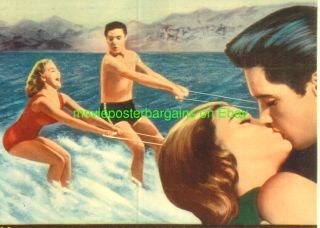 Viva Las Vegas Movie Poster 1964 Insert Size lb VF Elvis Presley Ann 
