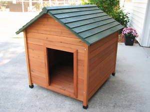 Large Outdoor Dog House Cedar Wood Dog House w Door