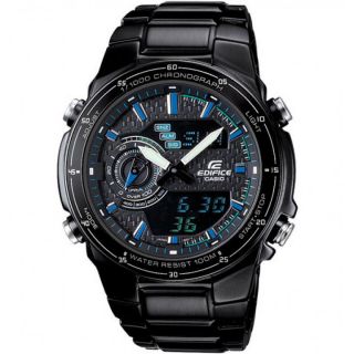 Casio EFA131BK 1A Mens Edifice Chronograph Alarm Watch