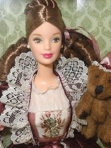 2000 Victorian Barbie with Cedric Bear New in Box Mattel