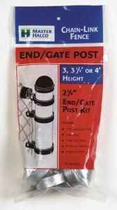 Master Halco 087073 Chain Link End or Gate Post Kit 3 3 5 or 4 2 3 