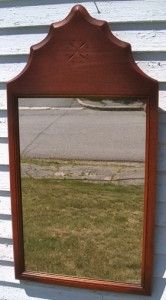 irving casson carved solid maple mirror