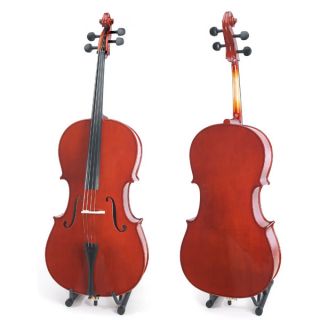 New Cecilio 4 4 3 4 1 2 or 1 4 Cello Outfit Hard Case