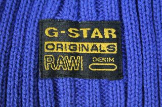 Star Raw Castalia Beanie Hat Radar Blue BNWT 100 Authentic