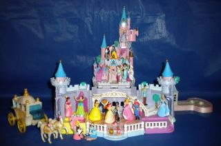 Disney Polly Pocket Cinderella Castle Playset Unique