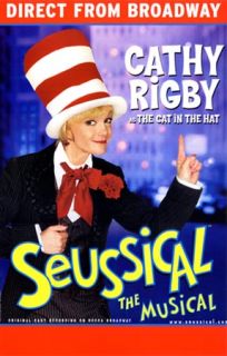 Broadway Tour Poster Seussical Cathy Rigby
