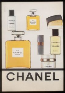 1980 Chanel No 5 19 Cristalle Perfume Photo Print Ad