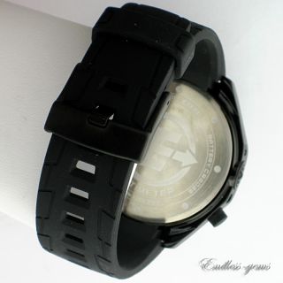   T49795 Black Resin Quartz Watch with Black Dial $200RET