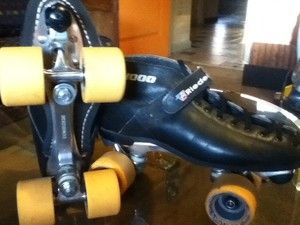 Jam Quad Skates Riedell 125 Boot,powerdyne Dynapro Frame, Bones Super 