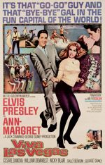Viva Las Vegas 1964 Orig Movie Poster linenbacked RARE
