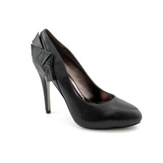 Charles by Charles David Vale Womens Size 8 Black Leather Platforms 
