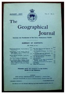 1897 Moloney British Central Africa Lake Nyasa Tribes Color Route Map 
