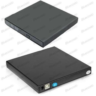 Slim USB External CD ROM CD RW DVD Burner Drive Combo for Laptop 