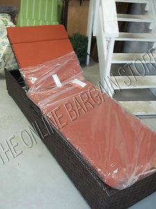 Frontgate Outdoor Chaise Lounge Chair Cushion Sunbrella BALENCIA 