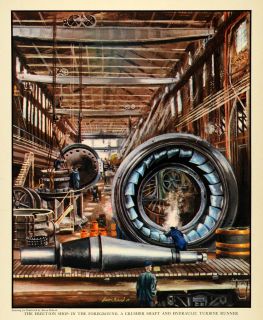 1939 Print Allis Chalmers West Allis Wisconsin Turbine Industry 