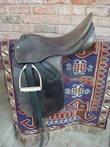 Fine Black Charles De Knuffy Courbette Dressage Saddle 18 Fittings All 