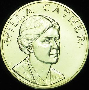 1981 1 2 Half oz Gold Willa Cather American Arts Commemorative Series 