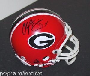 Champ Bailey Signed Autographed Georgia Bulldogs UGA GA Mini Helmet w 
