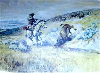 russell cowboy artist article montana history