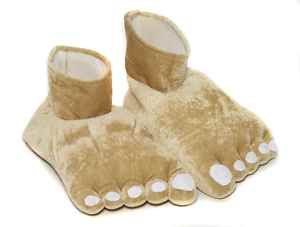 caveman big feet cartoon shoe covers adult costume halloween accessory 