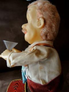 Vintage Charley Weaver Bartender Tin Needs Help Repair