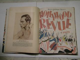 MGM Yearbook 1929 30 Lon Chaney Buster Keaton Our Gang Laurel and 