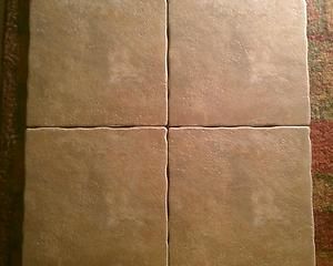 Ceramic Tile 12 x 12 Colorado Beige Scalloped Edge