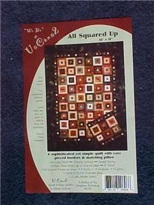 All Squared Up Precious Pinwheels Quilt Pattern 2 N 1