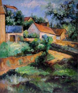 Paul Cezanne Houses at Auvers Repro, hand Painted Oil Painting