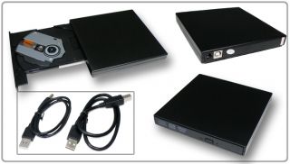 New USB 2 0 External 8x DVD 24x CD ROM R RW Drive Burner for Netbook 