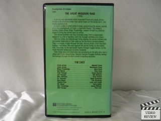 Great Missouri RAID The VHS Wendell Corey Ward Bond