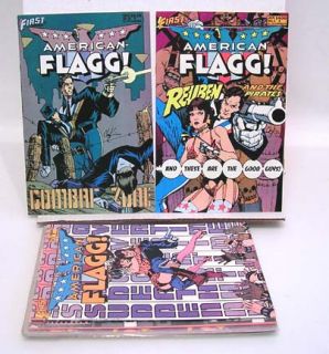 Lot 9 First Comic Books American Flagg Howard Chaykin