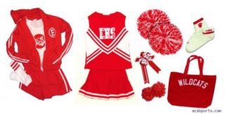 High School Musical Costumes Super Cheerleader Pkg New