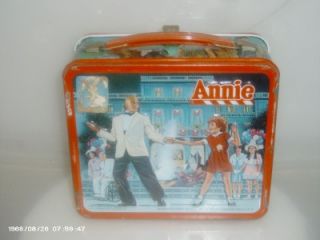 Vintage 1981 Annie Metal Lunchbox Aladdin Ind Made USA