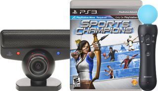 Brand New PS3 MOVE Sports Champions (Move Bundle) (Sony Playstation 3 