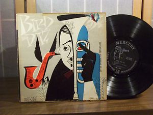 Charlie Parker Dizzy Gillespie 10 LP Original Mercury D G Flat DSM VG 