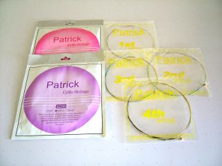 patrick cello strings available sizes 4 4 1 2 1 4 string size 4 4 